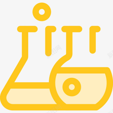 化学学校收藏3黄色图标图标