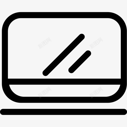 笔记本电脑台式机和小工具资产线性图标svg_新图网 https://ixintu.com 台式机和小工具资产 笔记本电脑 线性