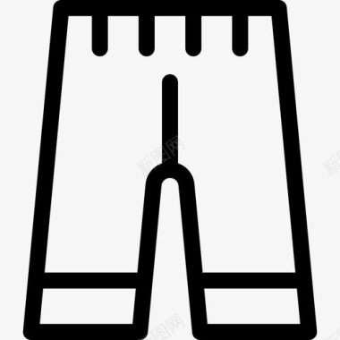 裤子时尚线性洗衣符号图标图标