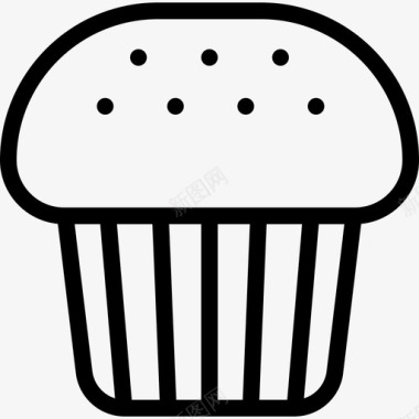 松饼食物5直系图标图标
