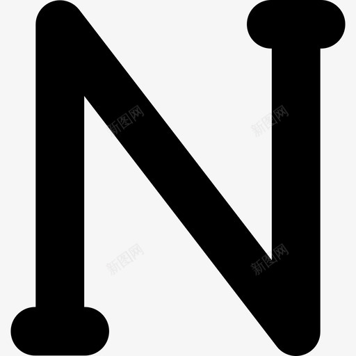Nu形状希腊符号图标svg_新图网 https://ixintu.com Nu 希腊符号 形状