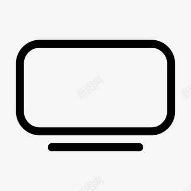 电视设备显示器图标图标