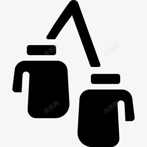 拳击高中体育填充图标svg_新图网 https://ixintu.com 填充 拳击 高中体育
