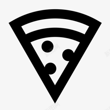 披萨食物iconoteka五金图标图标