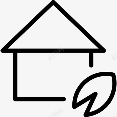 住宅生态2线性图标图标