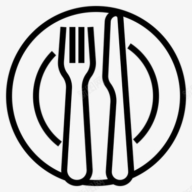 餐具礼仪餐具礼仪图标图标