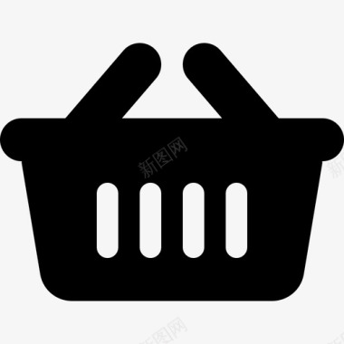 购物篮商业网络和应用程序界面图标图标