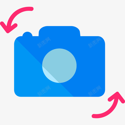 旋转相机摄影用户界面平面图标svg_新图网 https://ixintu.com 平面 摄影用户界面 旋转相机
