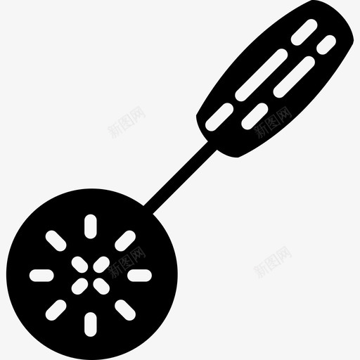 开槽勺美食收藏填充图标svg_新图网 https://ixintu.com 填充 开槽勺 美食收藏