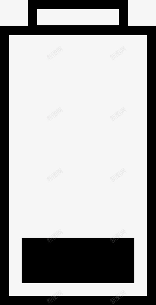 电池电力工程图标svg_新图网 https://ixintu.com 工程 技术 用户界面 电力 电池