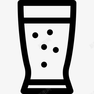 啤酒食物圣帕特里克第一天图标图标