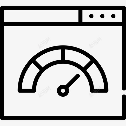 速度计搜索引擎优化和在线营销元素线性图标svg_新图网 https://ixintu.com 搜索引擎优化和在线营销元素 线性 速度计