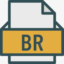 BR2BR格式2线性颜色图标高清图片