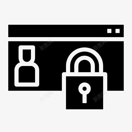 个人数据gdpr锁图标svg_新图网 https://ixintu.com gdpr gdprglyph 个人数据 策略 锁 隐私