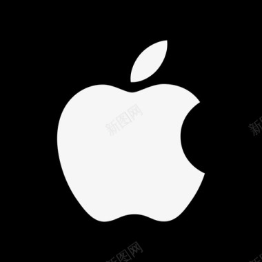 苹果纯色logo系列填充图标图标