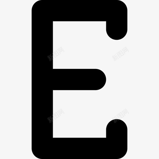 Epsilon形状希腊符号图标svg_新图网 https://ixintu.com Epsilon 希腊符号 形状