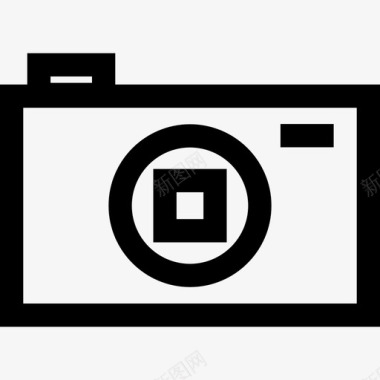 摄像头技术移动用户界面轮廓图标图标