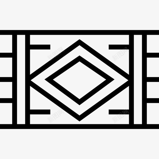 地毯墨西哥元素9线状图标svg_新图网 https://ixintu.com 地毯 墨西哥元素9 线状