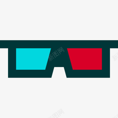 3d眼镜电影院2平板图标图标
