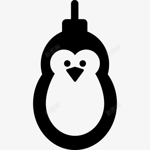 企鹅动物圣诞礼物图标svg_新图网 https://ixintu.com 企鹅 动物 圣诞礼物