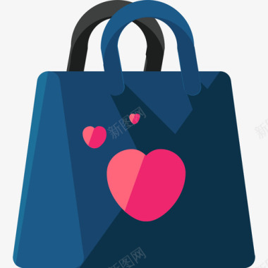 购物袋财务3扁平图标图标