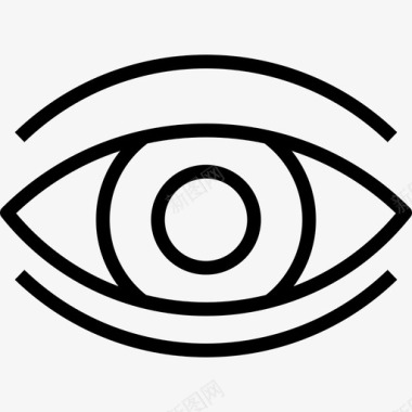 眼睛系统图标设置浅圆形图标