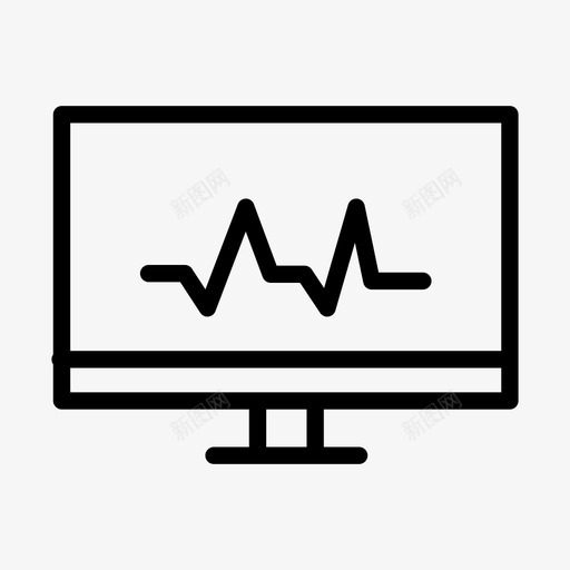 电脑护理医院图标svg_新图网 https://ixintu.com 医疗 医院 康复 护理 电脑