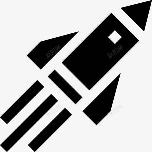 火箭宇宙元素2填充图标svg_新图网 https://ixintu.com 填充 宇宙元素2 火箭