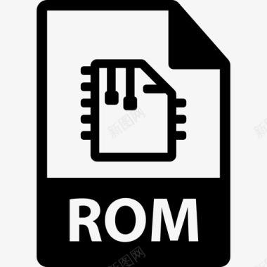 Rom文件计算机文件格式图标图标