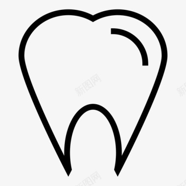 牙齿咀嚼牙科图标图标