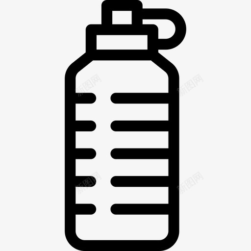 塑料瓶食品健身房和健身图标svg_新图网 https://ixintu.com 健身房和健身 塑料瓶 食品