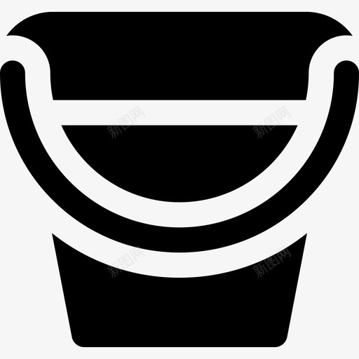 水桶工具和器具装满的园艺图标svg_新图网 https://ixintu.com 工具和器具 水桶 装满的园艺
