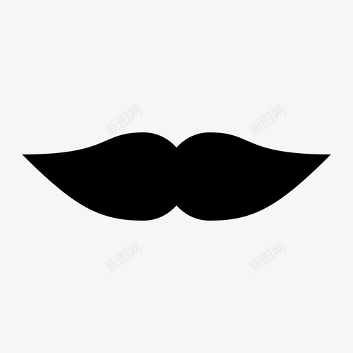胡子样式时尚男性图标svg_新图网 https://ixintu.com 修剪 健康和美丽图标集 时尚 男性 胡子 胡子样式