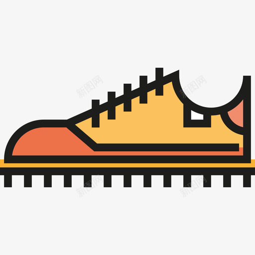 足球鞋运动4线性颜色图标svg_新图网 https://ixintu.com 线性颜色 足球鞋 运动4
