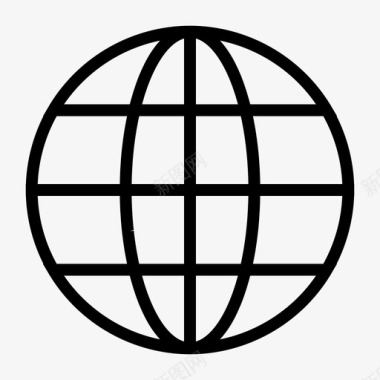 全球连接gps图标图标