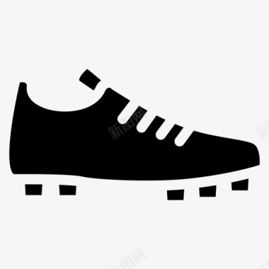 足球鞋靴子鞋图标图标