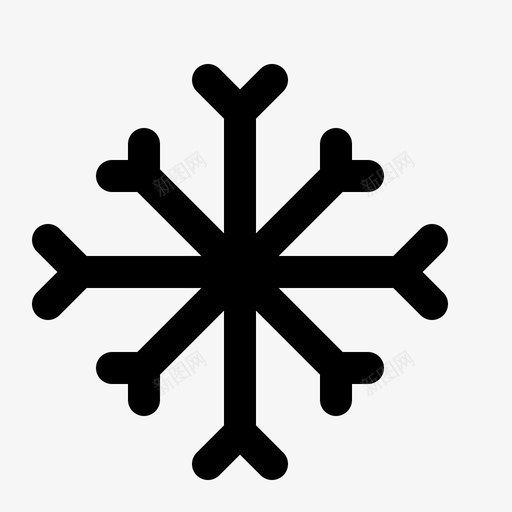 雪气候湖泊图标svg_新图网 https://ixintu.com 冬天 天气固态图标集 气候 湖泊 雪