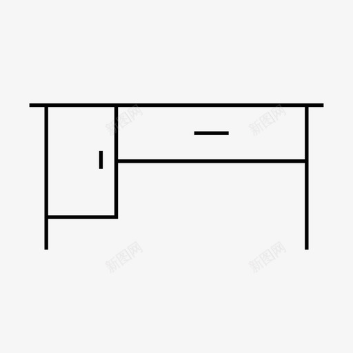 桌子卧室箱子图标svg_新图网 https://ixintu.com 卧室 家具 家居用品 家用 桌子 箱子 镜子