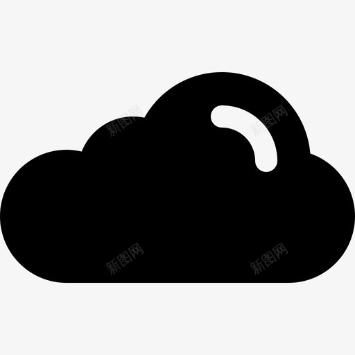 云天气网络和应用程序界面图标svg_新图网 https://ixintu.com 云 天气 网络和应用程序界面