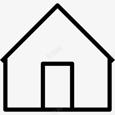 房子系统图标设置浅圆形图标