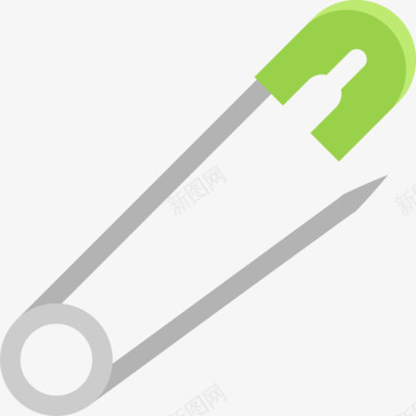 针缝纫元件2扁平图标图标