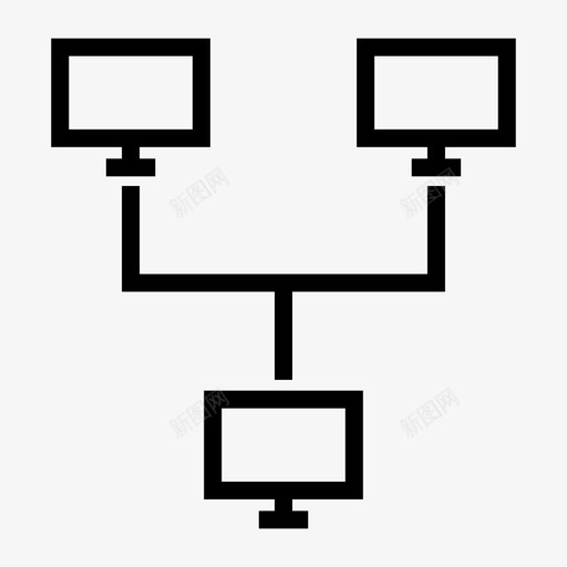 连接互联网链接图标svg_新图网 https://ixintu.com 互联网 媒体 广告粗体 服务器 硬件 网络 连接 链接