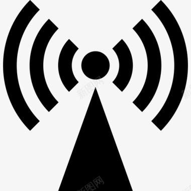 无线技术通用警告信号图标图标