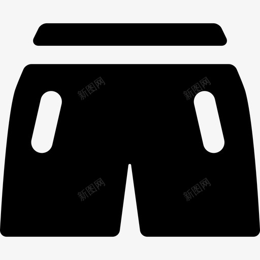 短裤运动用品运动器材图标svg_新图网 https://ixintu.com 短裤 运动器材 运动用品