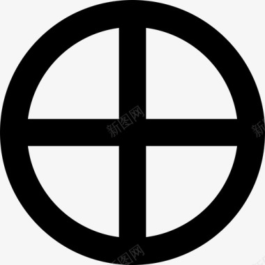 异教徒形状宗教符号图标图标