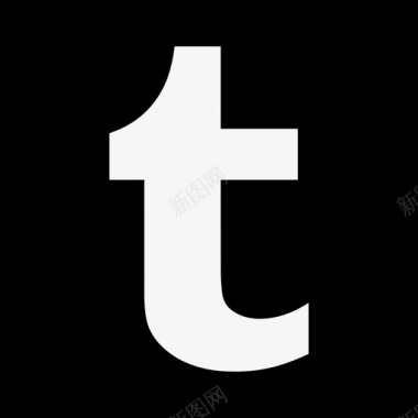 Tumblr社交媒体社交网络标识图标图标