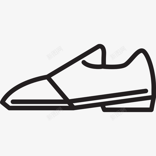 鞋时尚和精品直线型图标svg_新图网 https://ixintu.com 时尚和精品 直线型 鞋