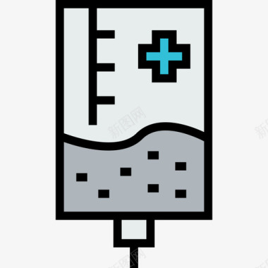 香皂健康和医疗用线性颜色图标图标