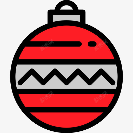 圣诞饰品假日6线性颜色图标svg_新图网 https://ixintu.com 假日6 圣诞饰品 线性颜色