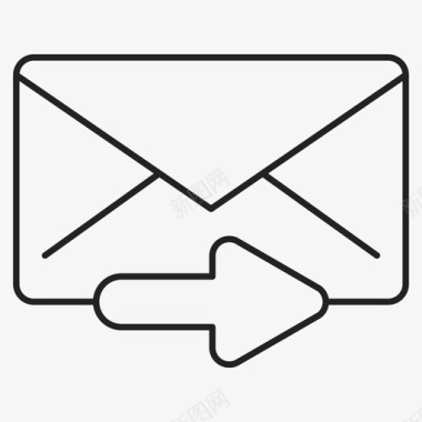 发送邮件通信电子邮件图标图标